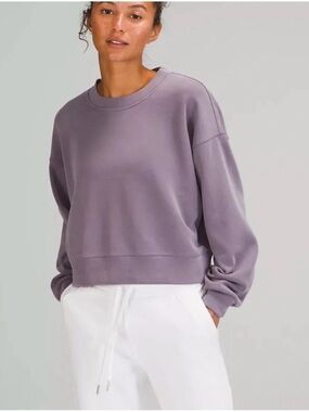 💜LULULEMON PERFECTLY OVERSIZED CROPPED CREW